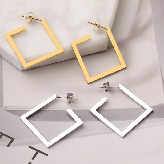 Edge Earrings – Bold Geometry